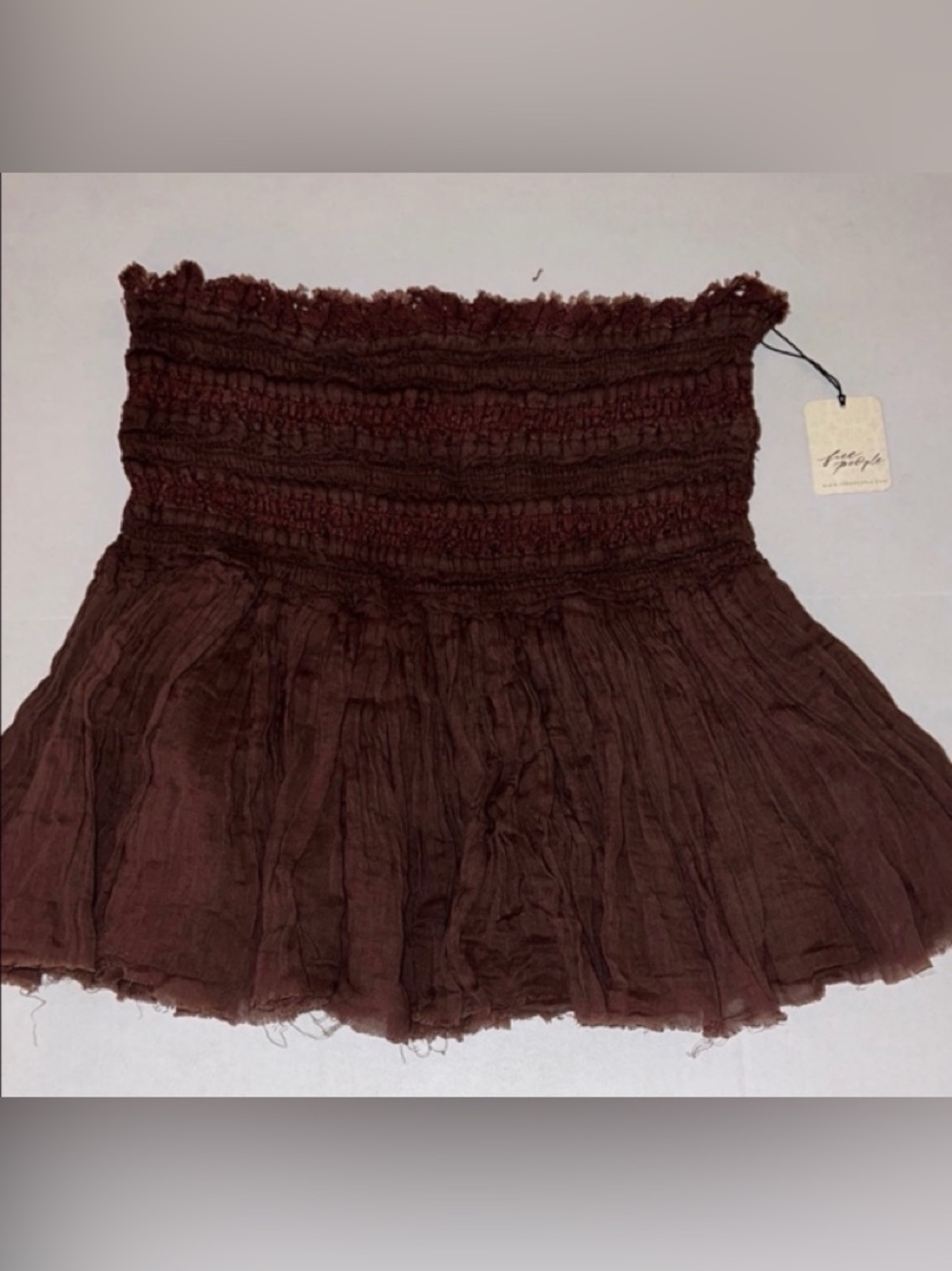 Free People FP One Ravenna Convertible Mini Skirt Tube Top